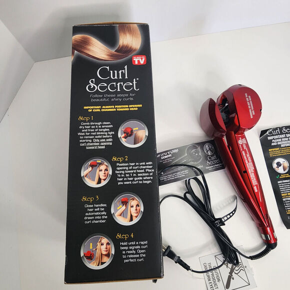 Conair Curl Secret Infiniti Pro Red Tourmaline Ceramic 2 Temps - NIB - Picture 4 of 6